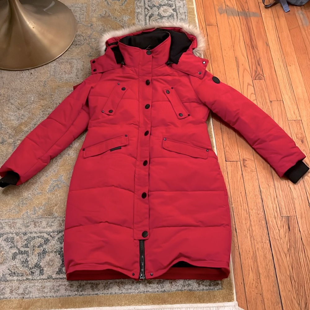 Noize Astrid red parka